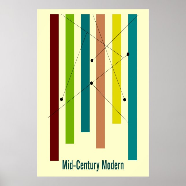 Mid-Century Modern Art Poster (Front)