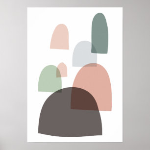 Mid century modern art poster