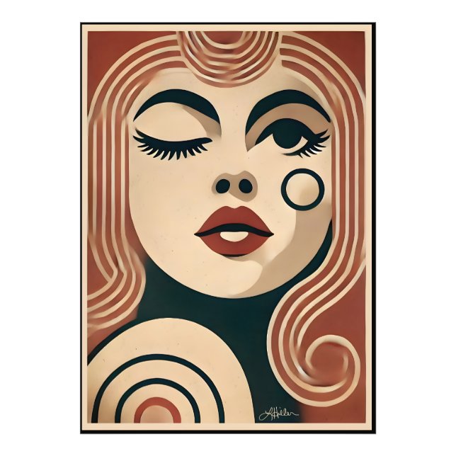 Mid Century Modern Art The Beauty Spot Photo Print (Front)