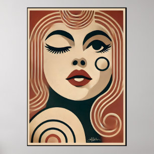 Mid Century Modern Art The Beauty Spot Poster