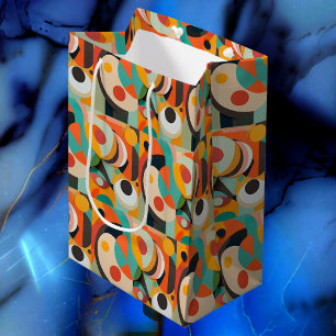 Mid Century Modern Art, Various Colours, Geometric Medium Gift Bag