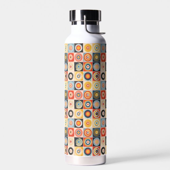 Mid Century Modern Art Water Bottle (Left)
