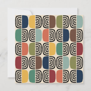 Mid Century Modern Atomic Age Invitation