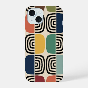 Mid Century Modern Atomic Age iPhone 15 Case