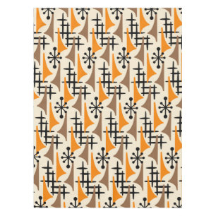 Mid-Century Modern Atomic Age Pattern Tablecloth