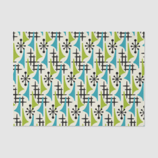 Mid-Century Modern Atomic Age Pattern Tissue Paper