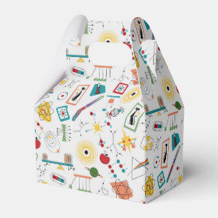 Mid Century Modern Atomic Age STEM Physics Scatter Favour Box