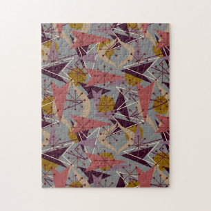 Mid Century Modern   Atomic Arrows Jigsaw Puzzle