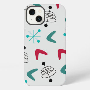 Mid-Century Modern Atomic Boomerangs iPhone 13 Case