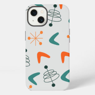 Mid-Century Modern Atomic Boomerangs iPhone 13 Case