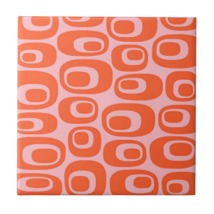 Mid Century Modern Atomic Bubble Pattern Tile