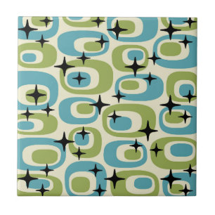 Mid Century Modern Atomic Pattern Tile