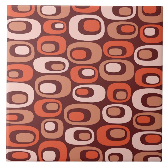 Mid Century Modern Atomic Pattern Tile (Front)
