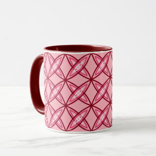 Mid Century Modern Atomic Print - Ballet Pink Mug