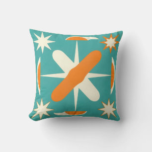 Mid Century Modern Atomic Starburst Cushion