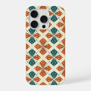 Mid-Century Modern Atomic Starburst(L) iPhone 15 Pro Case