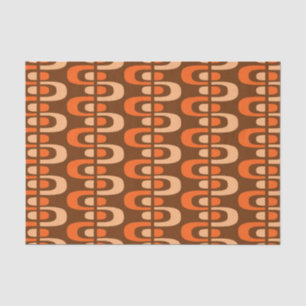 Mid-Century Modern Atomic Zipper Pattern Tissue Paper