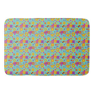 Mid-Century Modern Bath Mat – Retro