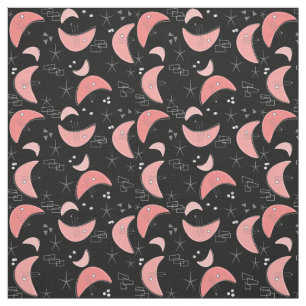 Mid-Century Modern Boomerangs Fabric