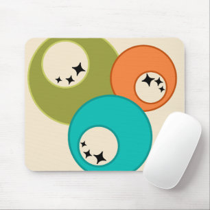 Mid-Century Modern Bowling Balls  Mouse Mat