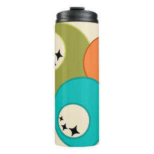 Mid-Century Modern Bowling Balls  Thermal Tumbler