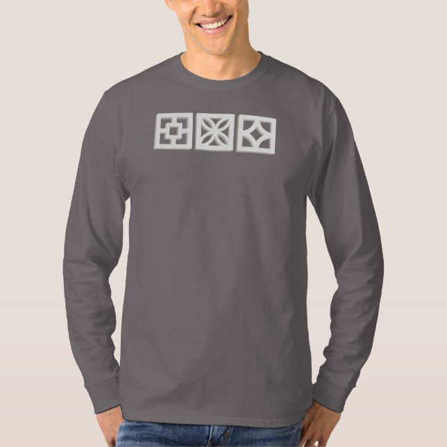 Mid Century Modern Breeze Blocks Shirt (Front)