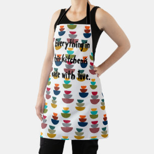 Mid-Century Modern Bright Minimalism  Apron