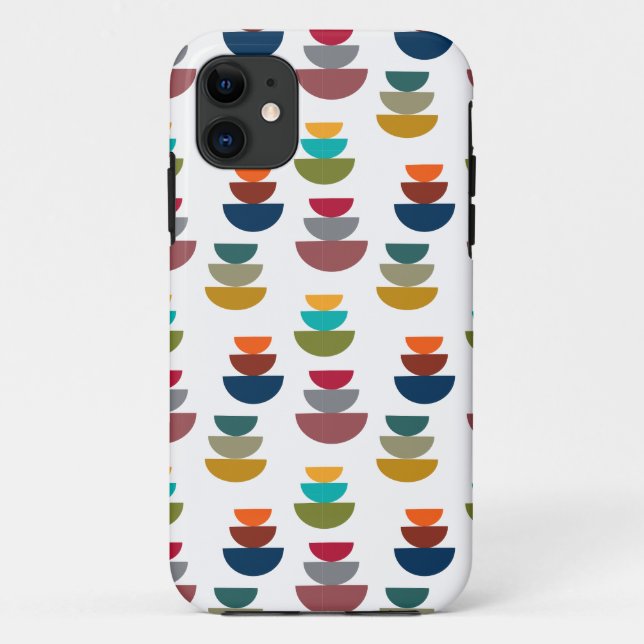 Mid-Century Modern Bright Minimalism  Case-Mate iPhone Case (Back)