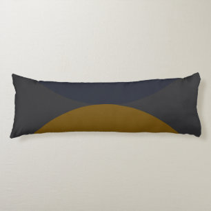 Mid-Century Modern Bronze Mustard Thunder Body Cushion