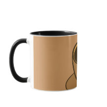 Mid Century Modern Brown Cosy Coffee Cup