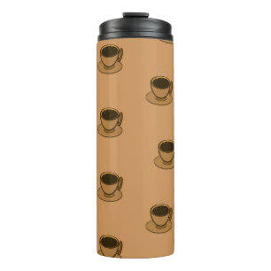 Mid Century Modern Brown Cosy Coffee Cup