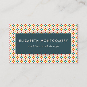 Mid Century Modern Business Card