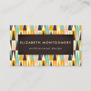 Mid Century Modern Business Card