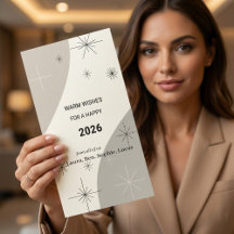 Mid-Century Modern Business New Year & Christmas 