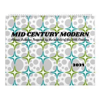 Mid Century Modern Calendar