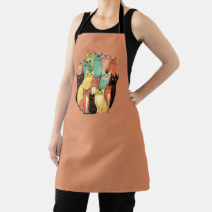 Mid-Century Modern Cat Collective Apron
