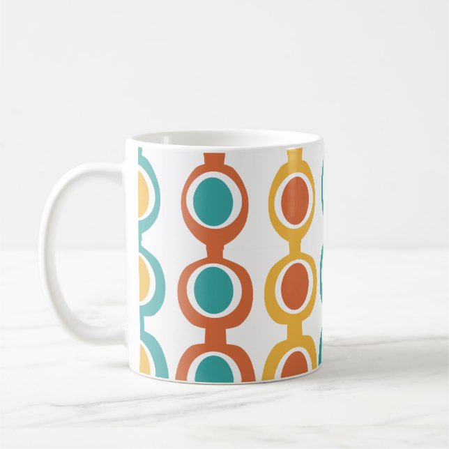 Mid-Century Modern Chain  Coffee Mug (Left)