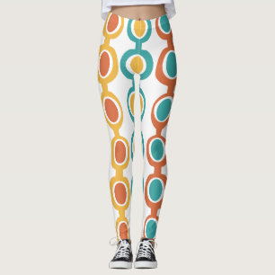 Mid-Century Modern Chain  Leggings