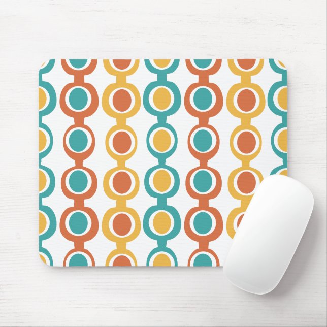 Mid-Century Modern Chain  Mouse Mat (With Mouse)