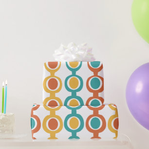 Mid-Century Modern Chain Wrapping Paper