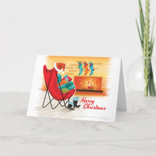 Mid Century Modern Chair Christmas Cards