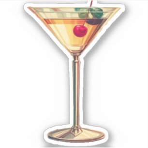 Mid Century Modern Cherry Martini