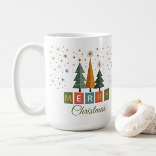 Mid-Century Modern Christmas Card Coffee Mug