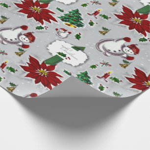 Mid Century Modern Christmas Mix Wrapping Paper