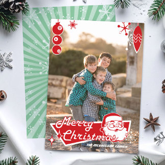 Mid-Century Modern Christmas Photo Card