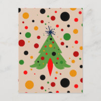 Mid Century Modern Christmas Tree Retro Rocket