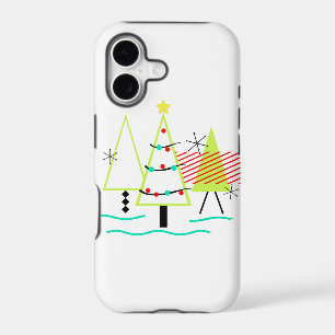 mid century modern christmas trees retro
