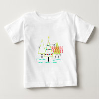 mid century modern christmas trees retro