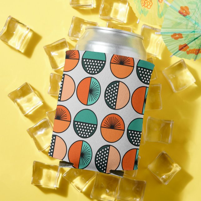 Mid-Century Modern Circle Halves Can Cooler (In Situ Summer)