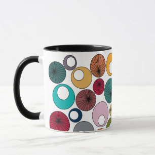 Mid-Century Modern Circles Mug